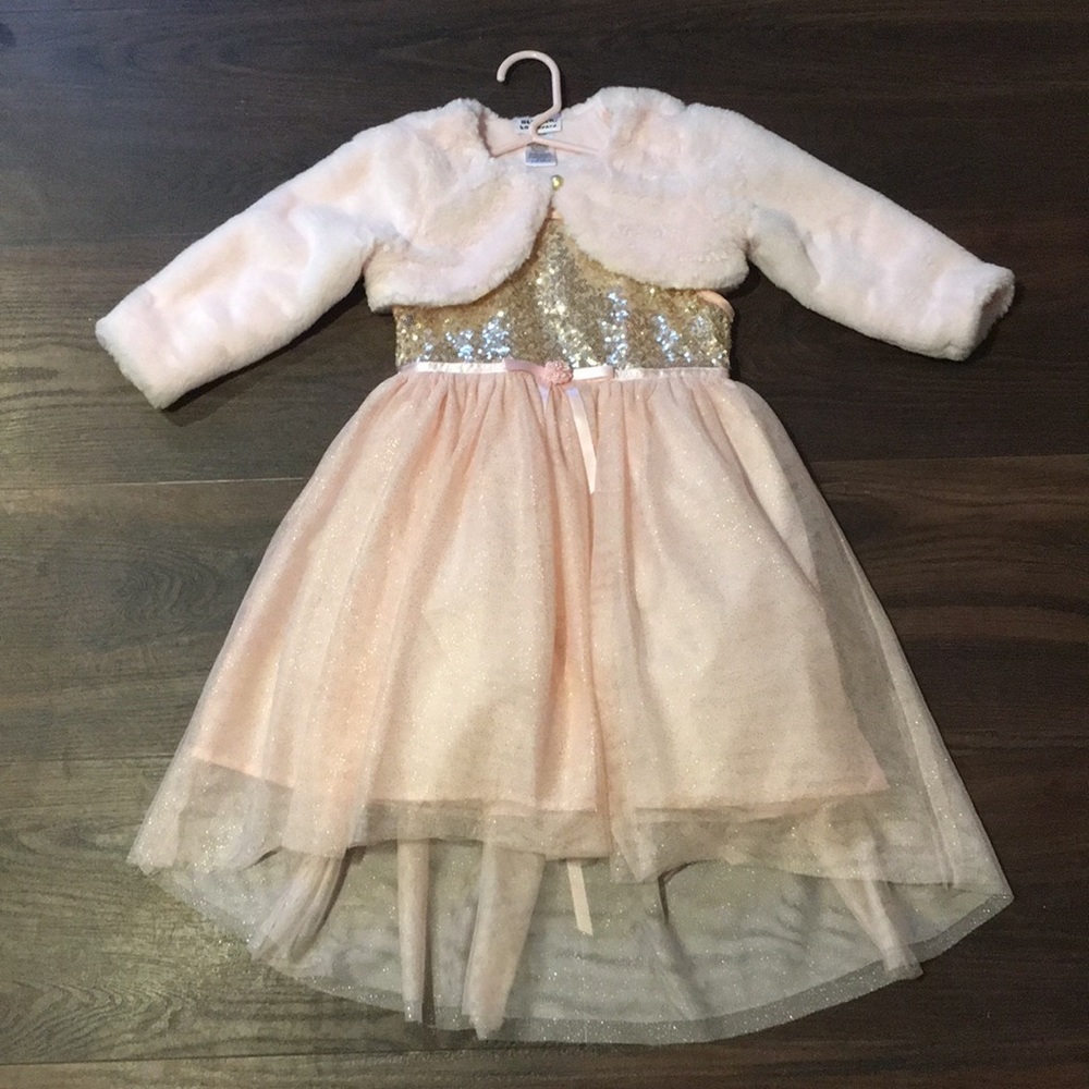 Dress set pink/blush.